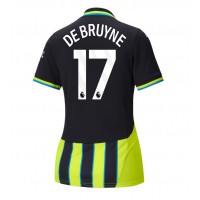 Zenski Nogometni Dres Manchester City Kevin De Bruyne #17 Gostujuci 2024-25 Kratak Rukav